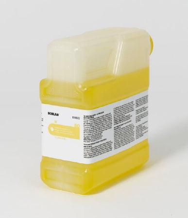 Ecolab QC 54 Glass / Surface Cleaner Peroxide Based Liquid Concentrate 1.3 Liter Cartridge Sweet Scent - 6100610
