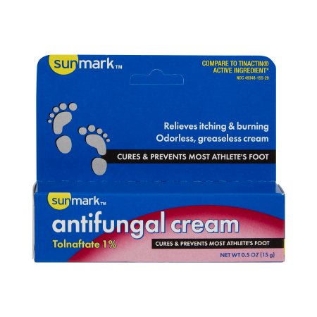 sunmark - Antifungal 1% Strength Cream 0.5 oz. Tube - 49348015529
