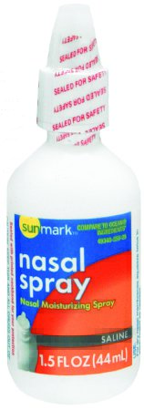 McKesson sunmark Saline Nasal Spray 0.65% Strength 1.5 oz. - 49348035625