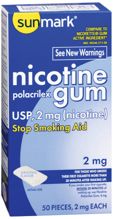 McKesson sunmark Stop Smoking Aid 2 mg Strength Gum - 49348057336