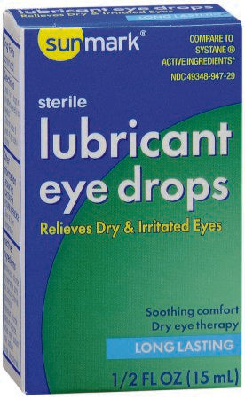 McKesson sunmark Eye Lubricant 0.5 oz. Eye Drops - 49348069729