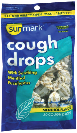 McKesson sunmark Cold and Cough Relief 5.4 mg Strength Lozenge 30 per Bag - 49348099044