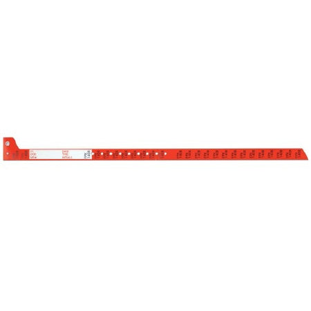 Precision Dynamics Securline Identification Band Blood WristBand Permanent Snap Without Legend - 2403-14-PDB