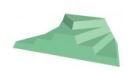 AMD Technologies Lateral Finger Block Foam Freestanding - 10260-C