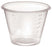 Medline - Graduated Medicine Cup 1 oz. Clear Plastic Disposable - DYND90000