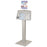 Bowman - Hygiene Dispensing Station BOWMAN Floor Stand Quartz Beige 18.00 X 18.00 X 59.10 Inch Aluminum / Cold Rolled Steel / PETG Plastic - Bowman Manufacturing - BD101-0012
