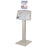 Bowman - Hygiene Dispensing Station BOWMAN Floor Stand Quartz Beige 18.00 X 18.00 X 59.10 Inch Aluminum / Cold Rolled Steel / PETG Plastic - BD101-0012