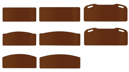 Drive Medical Bariatric Headboard/Footboard Figured Mahogany - PBAHF-WM