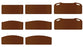 Drive Medical Bariatric Headboard/Footboard Figured Mahogany - PBAHF-WM