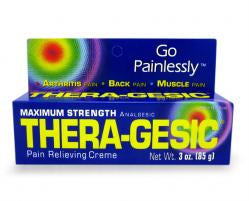 Mission Pharmacal Thera-Gesic Topical Pain Relief 1% - 15% Strength Menthol / Methyl Salicylate Cream 3 oz. - 00178-0320-03