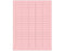 Shamrock Scientific Shamrock Blank Label Printer Label Pink 1/2 X 1-1/2 Inch - LASER-104-7