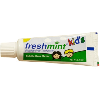 New World Imports Freshmintkids Toothpaste Bubble Gum Flavor .85 oz. Tube - KFFTP85B