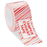 Uline - Pre-Printed Label Warning Label Red / White Tape Strip Patterned 2 X 110 Yards - S-9926