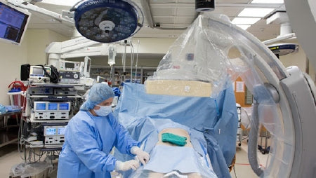 Microtek Medical Surgical Drape Hybrid O.R./Multi-Access Drape 38 X 84 Inch Side Drape, 60 X 100 Inch Top X 75 X 102 Inch Bottom Drape Sterile - SPD106
