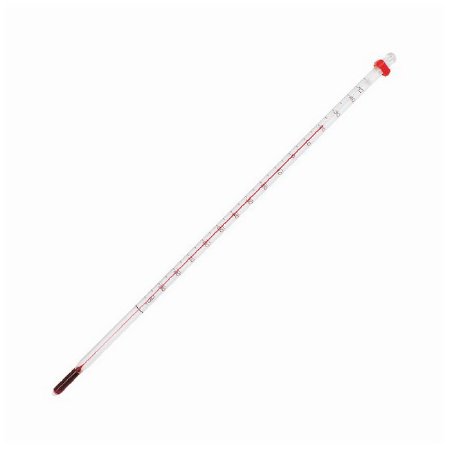 Fisherbrand - Liquid-in-Glass Thermometer Celsius 0° to 100°C Partial Immersion Does Not Require Power - 13-201-558