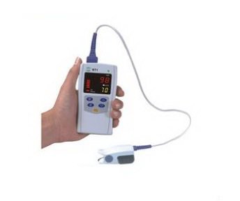 Solaris NT1 - Handheld Pulse Oximeter Battery Operated Digital Alarm - NEW-NT1A
