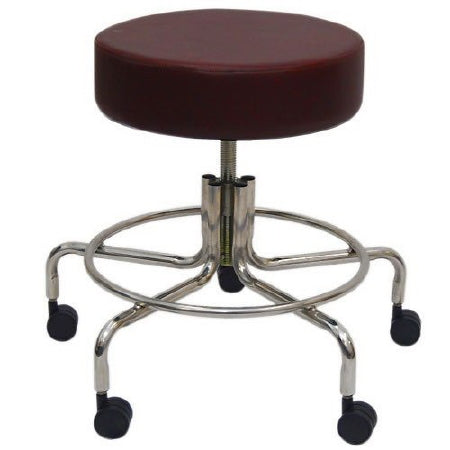 Magmedix MRI Non Magnetic Padded Seat Stool 5 Casters - 03-CHM8036