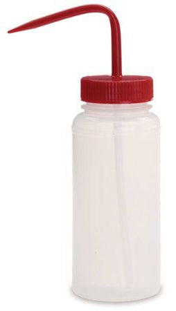 Market Lab - Wash Bottle Wide Mouth LDPE 500 mL (16 oz.) - 1625-RD