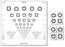 Good-Lite LEA SYMBOLS Distance Chart Lea Symbols 10 Foot 15-Line, Translucent ETDRS-Style - 250300