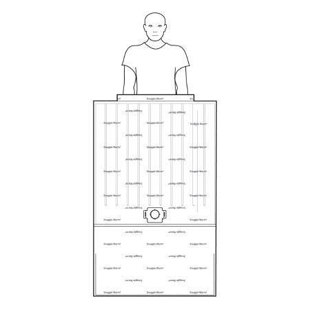 Snuggle Warm - Forced Air Warming Blanket 40 W X 64 L Inch NonWoven - SWU-2004