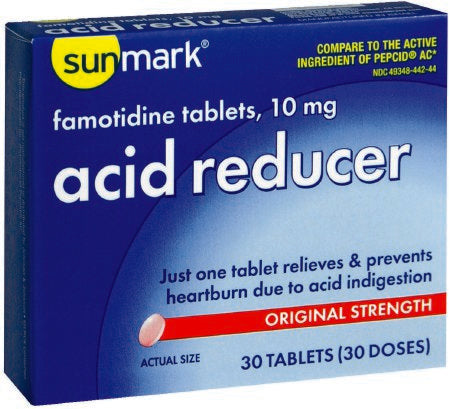 McKesson sunmark Antacid 10 mg Strength Tablet 30 per Box - 49348012844