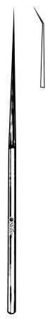 Sklar - Needle Rosen 6 Inch Length Point Tip, Angled Curvature, Sharp, Stainless Steel OR Grade - 65-3220