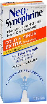Foundation Consumer Healthcare LLC Neo-Synephrine Sinus Relief 1% Strength Nasal Spray 15 mL - 69536010015