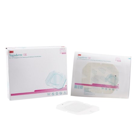 3M Tegaderm - I.V. Dressing Film 4-3/4 X 4-3/4 Inch Sterile - 1668