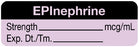 UAL - Drug Label Anesthesia Label Ephedrine Strength_mg/mL Exp Dt Tm Black / Lavender 1/2 X 1-1/2 Inch - ULAL654