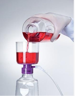 VWR International Filtration Cup 250 mL, 50 mm dia., 0.20 µm Pore Size, Sterile, ISO 10993-5, 1999 - 10040-464