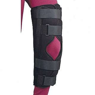 Bird & Cronin Knee Immobilizer One Size Fits Most Loop Lock Closure 24 Inch Length Left or Right Knee - 8142747