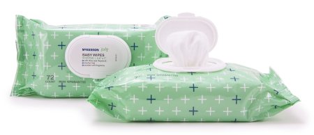 McKesson McKesson Baby Wipe Soft Pack Aloe / Vitamin E Scented 72 Count - WPWBABY72S