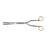 MedGyn - Obstetrical Forceps Fink 10-1/2 Inch Length Surgical Grade Stainless Steel NonSterile NonLocking Finger Ring Handle Slightly Curved 13 mm Jaws with Concave Tips - 031176