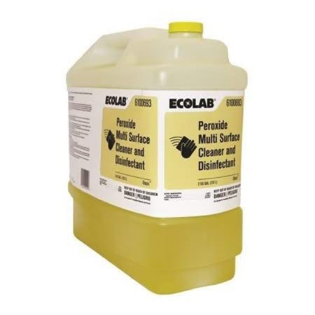 Ecolab Surface Disinfectant Cleaner Peroxide Based QC Dispensing System Liquid Concentrate 2 gal. Jug Fresh Scent NonSterile - 6100693