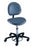 Millennium Series - Surgeon Stool Contoured Backrest Pneumatic Height Adjustment 5 Casters Cocoa - 21340B-PR51