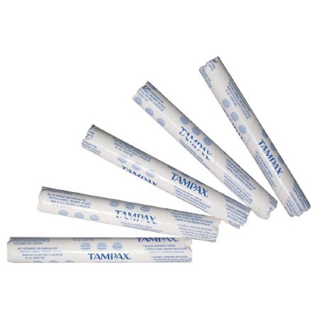 The Palm Tree Group Tampax Tampon Regular Absorbency Plastic Applicator - 2500