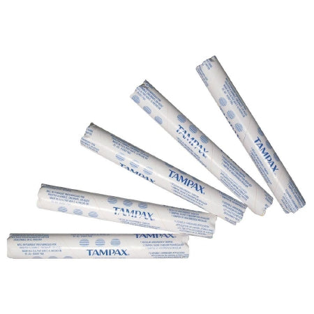 Tampax - Tampon Regular Absorbency Cardboard Applicator Individual Vending Tube - 02500