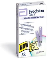 Abbott Precision Xtra Blood Ketone Test Strips 10 Test Strips per Box - 70745