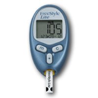 FreeStyle Lite - Blood Glucose Meter 5 Second Results Stores Up To 400 Results , 7 , 14 and 30 Day Averaging No Coding Required - 99073070805