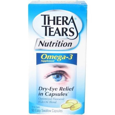 Advanced Vision Research TheraTears Nutrition Multivitamin Supplement Vitamin E / Fish Oil 183 IU - 1600 mg Strength Capsule 120 per Bottle - 58790000360