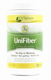 Alaven Pharmaceutical UniFiber Fiber Supplement Unflavored Powder 8.4 oz. 80% Strength Powdered Cellulose - 46017004408