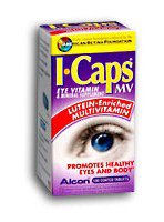 Alcon ICaps MV Multivitamin Supplement Ascorbic Acid / Vitamin D 200 IU - 256 mg Strength Tablet 100 per Bottle - 65804083