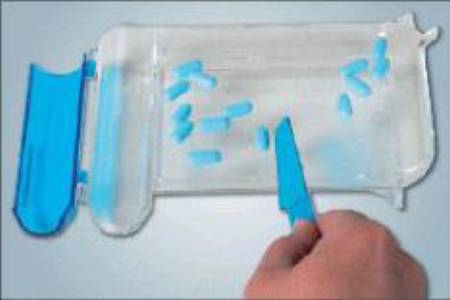 Apothecary Products - Pill Counting Tray Right Handed, With Spatula - 02571523087