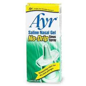 BF Ascher Ayr Saline Nasal Gel No-Drip Sinus Spray Nasal Moisturizer 0.75 oz. - 225052848