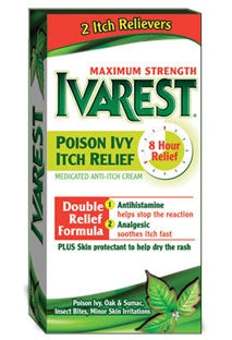 Ivarest - Itch Relief 14% - 10.5% Strength Cream 2 oz. Tube - 41388000151