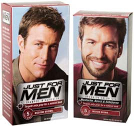 Combe Inc Just for Men Hair Color Targets only the gray hair, replaces it with subtle tones that match your natural hair color - 1150904932
