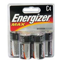 Energizer MAX - Alkaline Battery C Cell 1.5V Disposable 4 Pack - 03980003976