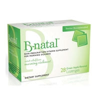 Everidis Health Sciences B-natal Vitamin Supplement Vitamin B6 25 mg Strength Lozenge 28 per Box Green Apple Flavor - 60235946002