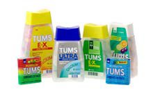 Glaxo Smith Kline Tums Extra Strength Antacid 750 mg Strength Chewable Tablet 96 per Bottle - 135007425