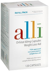 Glaxo Smith Kline Alli Weight Loss Aid Orlistat 60 mg Strength Capsule 120 per Bottle - 135046105
